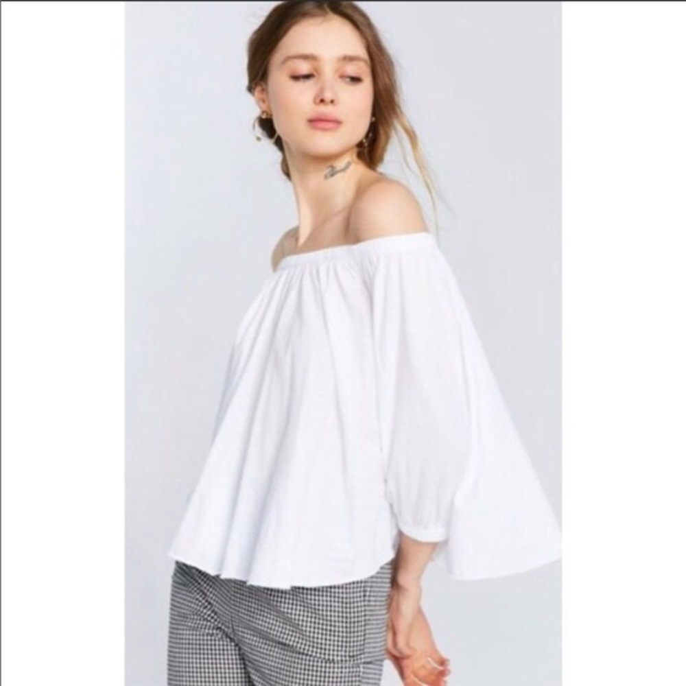 Truly Madly Deeply Bardot Off the Shoulder Top